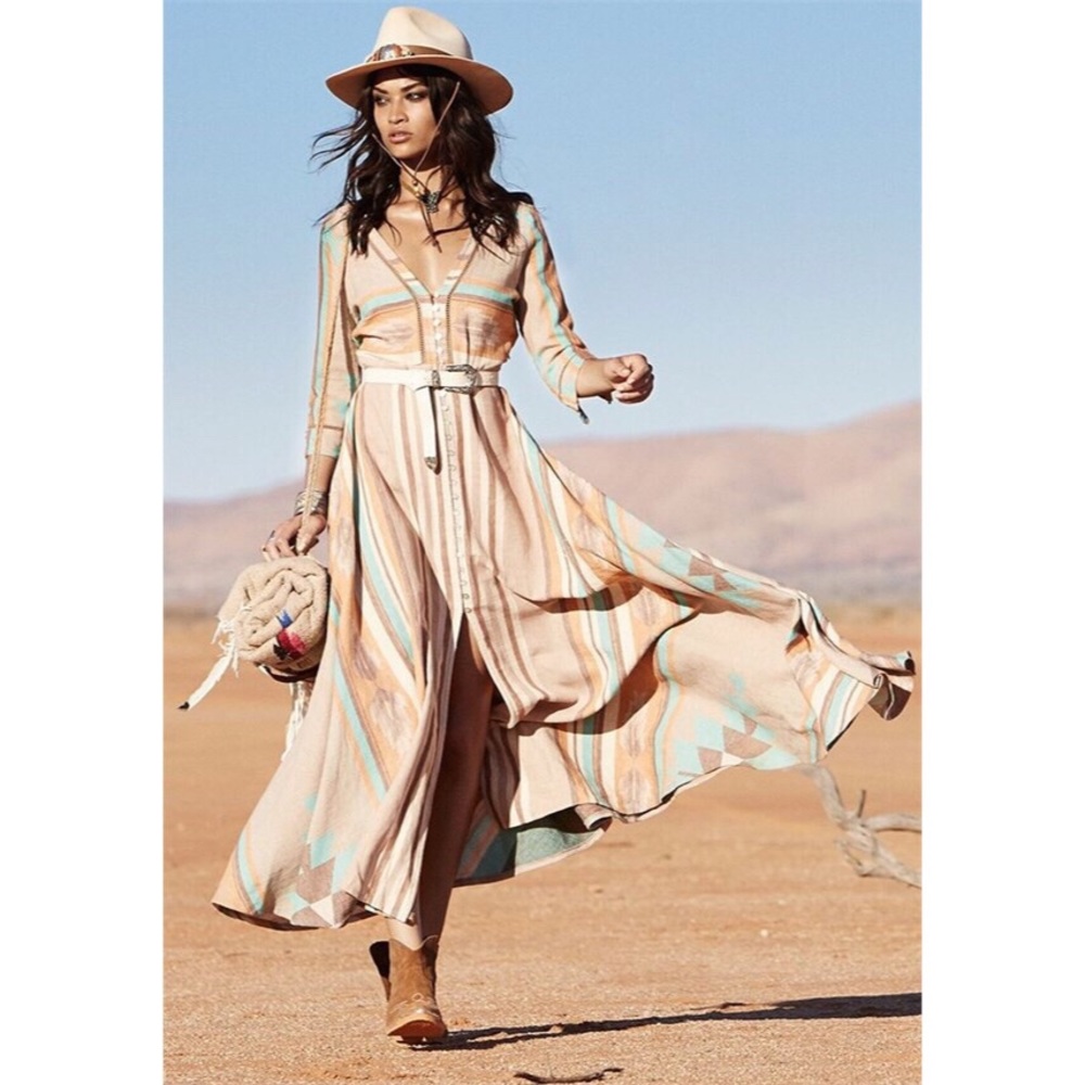 SOLD Spell Peyote Gown - S